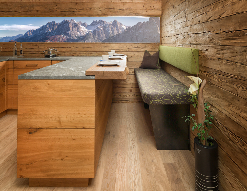 Moderne küche mit bar: 6 ideen für eine bartheke aus holz, stein ...