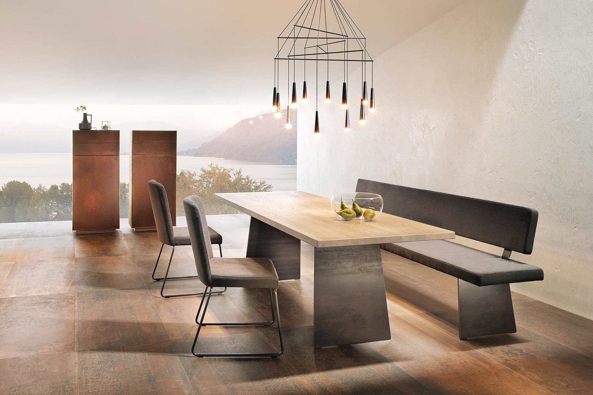 Samsung Küche mit Kühlschrank, Backofen und Waschmaschine, vernetzt über SmartThings.