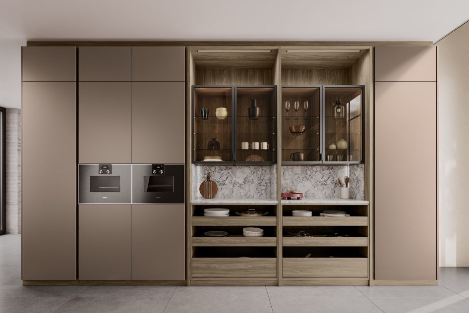 Opake Küchenfronten: Der seidenmatte Look für moderne Küchen